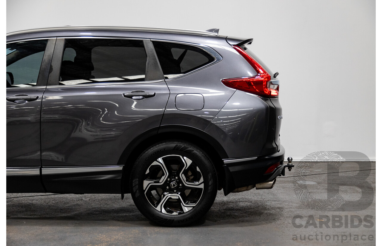 10/2018 Honda CR-V VTi-LX (AWD) MY18 4D Wagon Modern Steel Grey Metallic  Turbo 1.5L