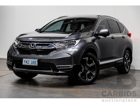 10/2018 Honda CR-V VTi-LX (AWD) MY18 4D Wagon Modern Steel Grey Metallic  Turbo 1.5L