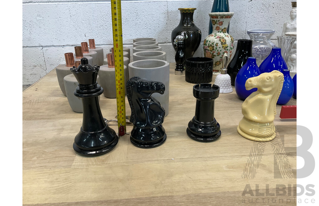 Collection of Vases, Candle Holders and More - Lot of 40