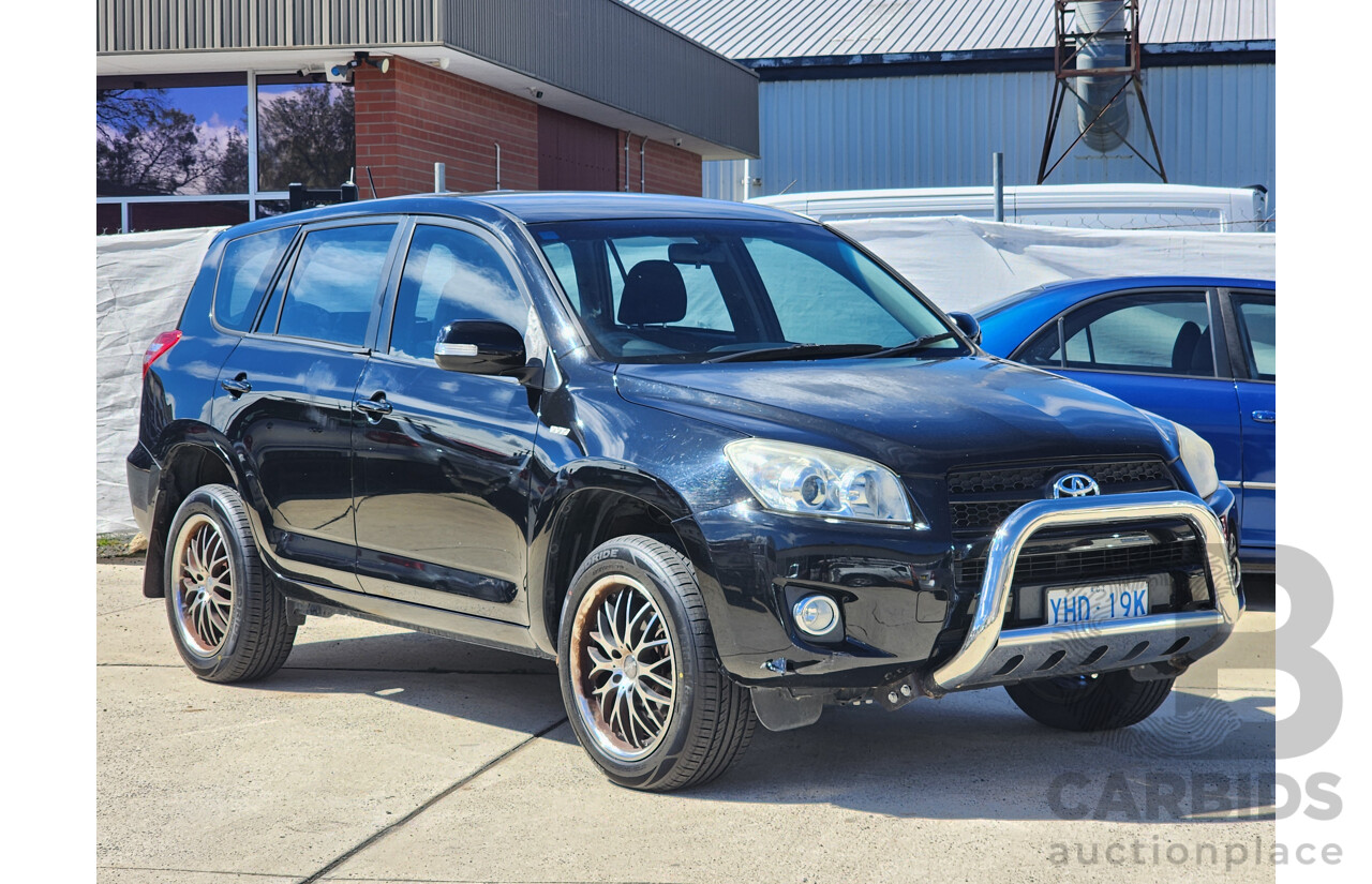 2/2010 Toyota Rav4 CV (4x4) ACA33R MY10 4d Wagon Black 2.4L