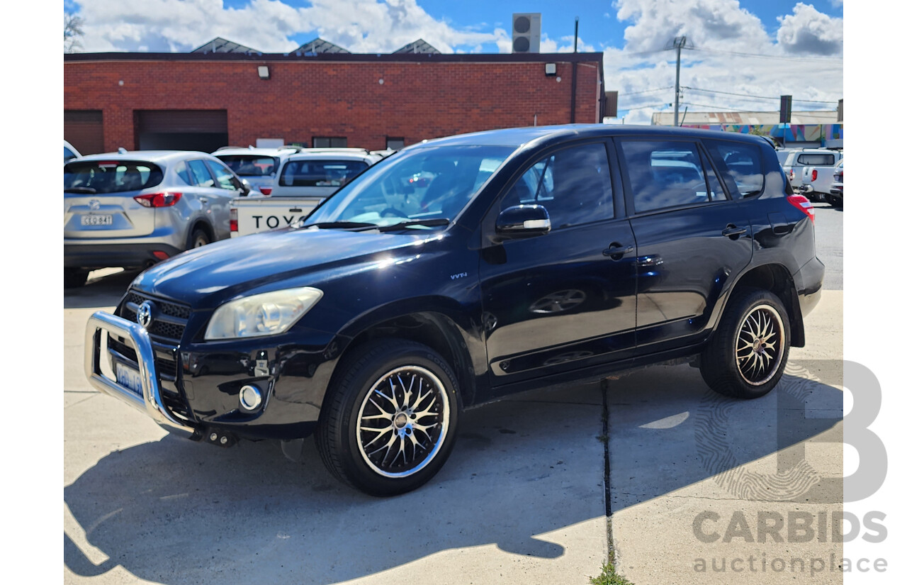 2/2010 Toyota Rav4 CV (4x4) ACA33R MY10 4d Wagon Black 2.4L