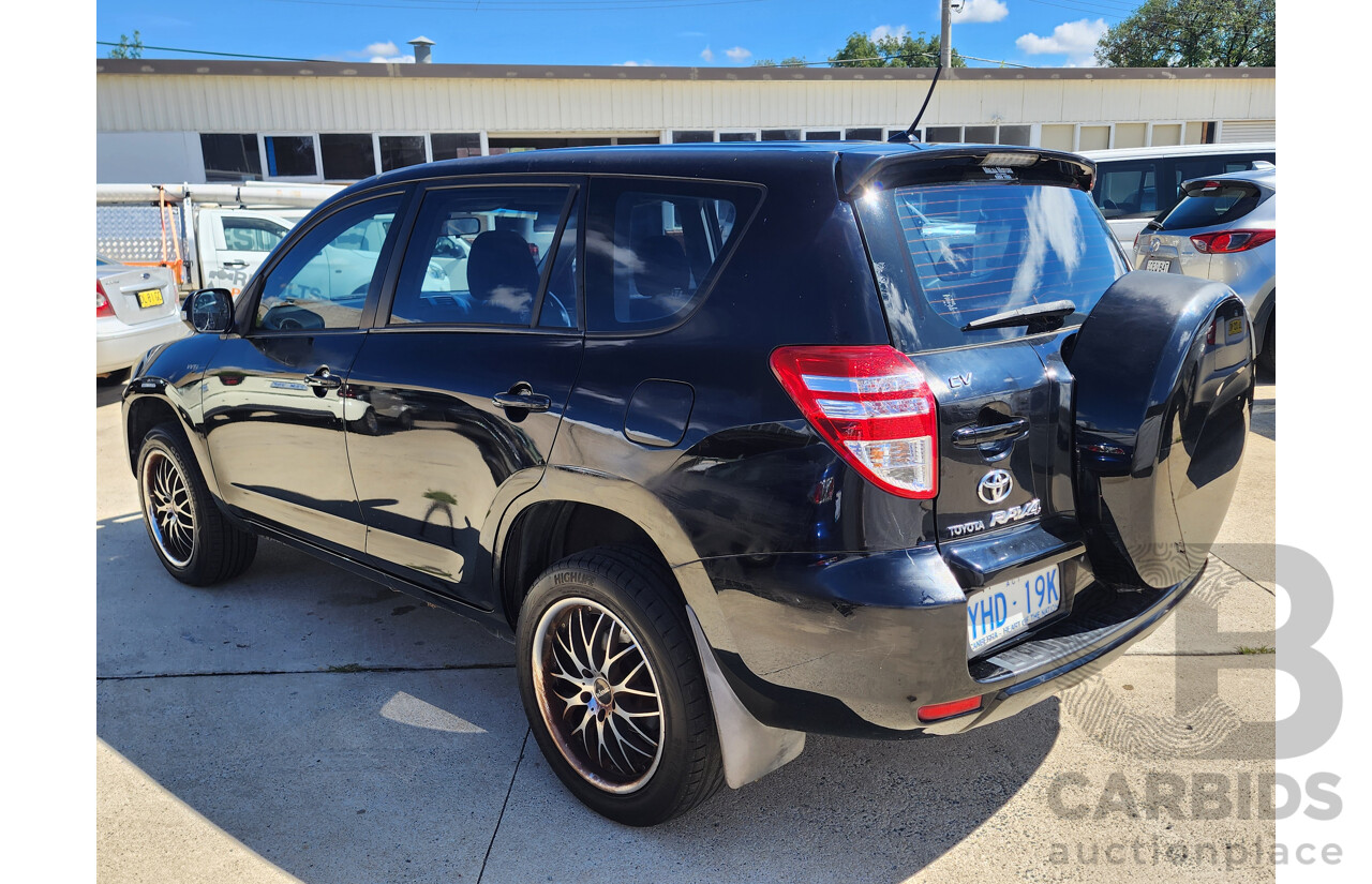 2/2010 Toyota Rav4 CV (4x4) ACA33R MY10 4d Wagon Black 2.4L