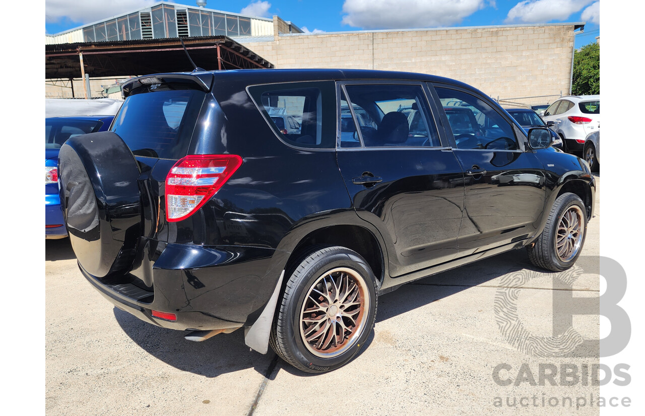 2/2010 Toyota Rav4 CV (4x4) ACA33R MY10 4d Wagon Black 2.4L