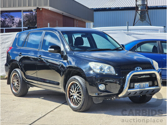 2/2010 Toyota Rav4 CV (4x4) ACA33R MY10 4d Wagon Black 2.4L