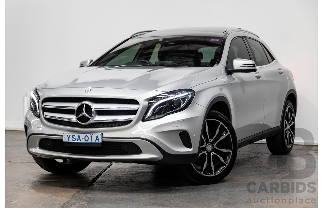 10/2016 Mercedes Benz GLA 250 4matic (AWD) X156 4d Wagon Polar Silver Metallic Turbo Diesel 2.1L