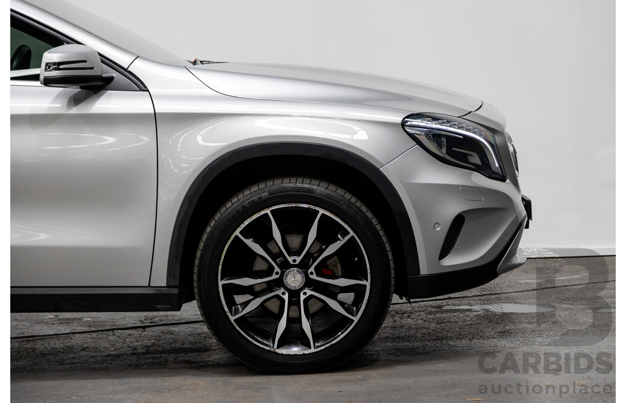 10/2016 Mercedes Benz GLA 250 4matic (AWD) X156 4d Wagon Polar Silver Metallic Turbo Diesel 2.1L