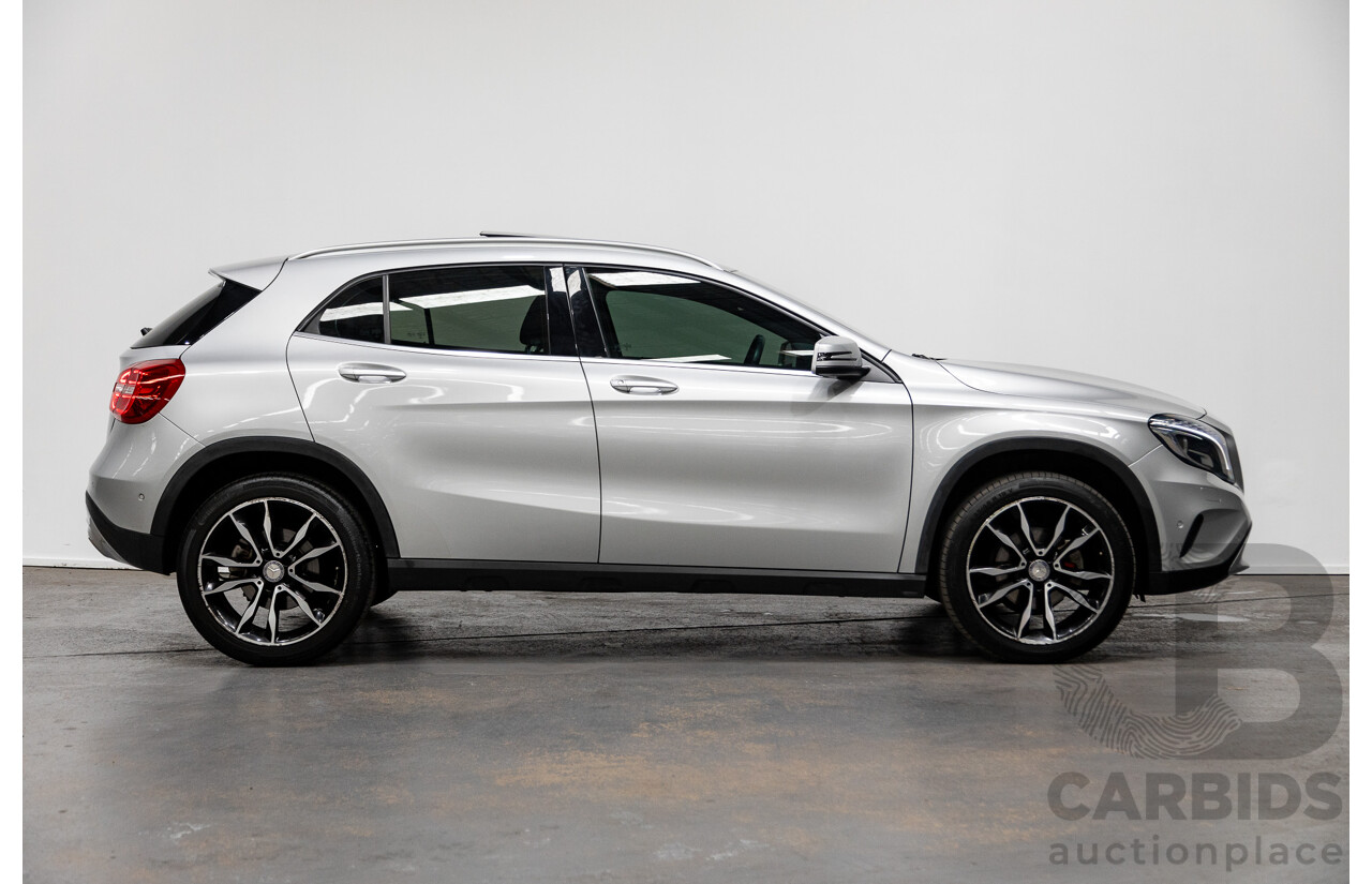 10/2016 Mercedes Benz GLA 250 4matic (AWD) X156 4d Wagon Polar Silver Metallic Turbo Diesel 2.1L