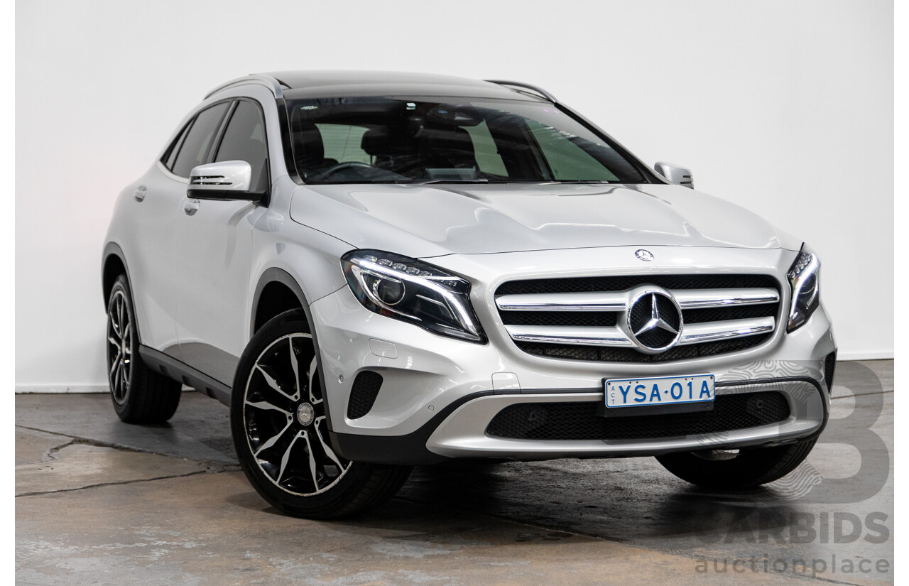 10/2016 Mercedes Benz GLA 250 4matic (AWD) X156 4d Wagon Polar Silver Metallic Turbo Diesel 2.1L