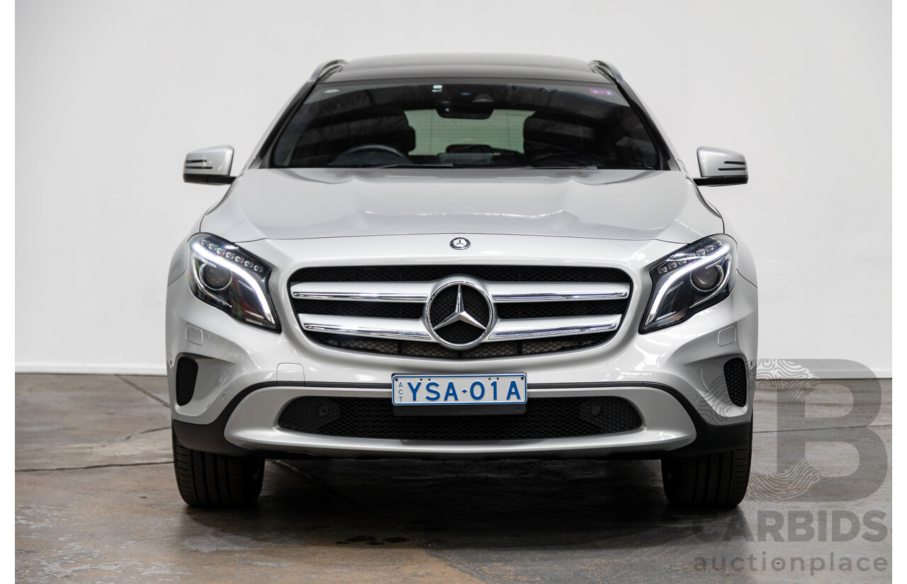 10/2016 Mercedes Benz GLA 250 4matic (AWD) X156 4d Wagon Polar Silver Metallic Turbo Diesel 2.1L