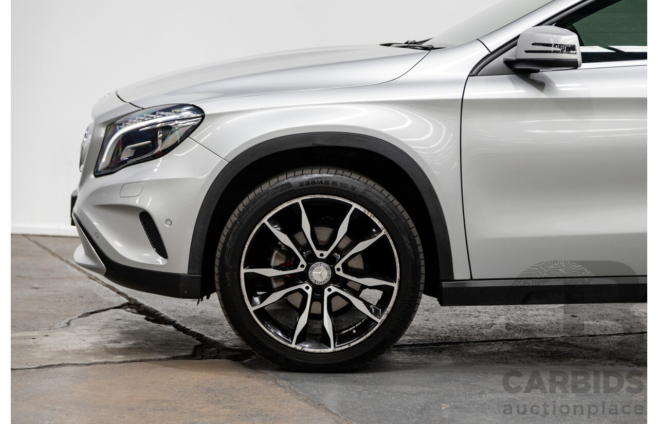 10/2016 Mercedes Benz GLA 250 4matic (AWD) X156 4d Wagon Polar Silver Metallic Turbo Diesel 2.1L