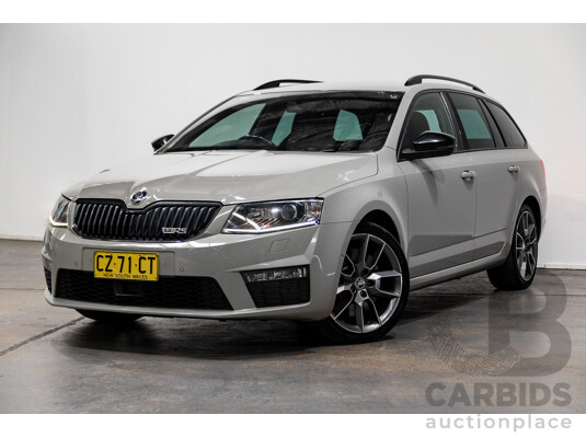 03/2016 Skoda Octavia RS 162 TSI FWD NE MY16 4D Wagon Steel Grey Turbo 2.0L