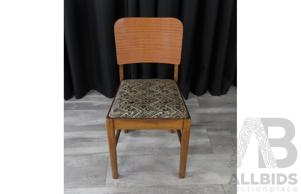 Set of Six Laminate Back Dining Chairs by CRO Furniture