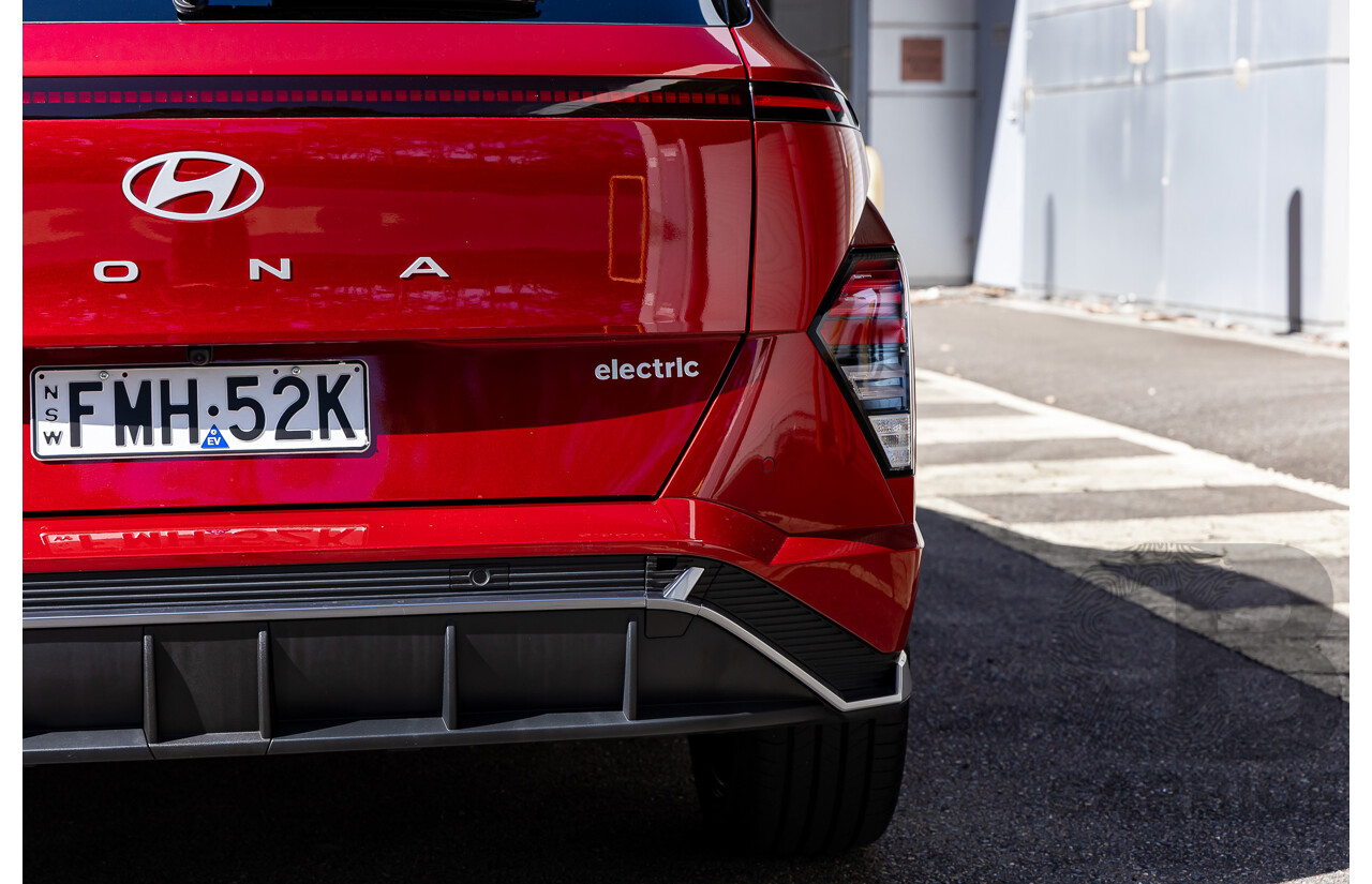 10/2024 Hyundai Kona Electric Premium N-Line (FWD) SX2.V2 MY25 4d Wagon Ultimate Red Mica 150kW Electric