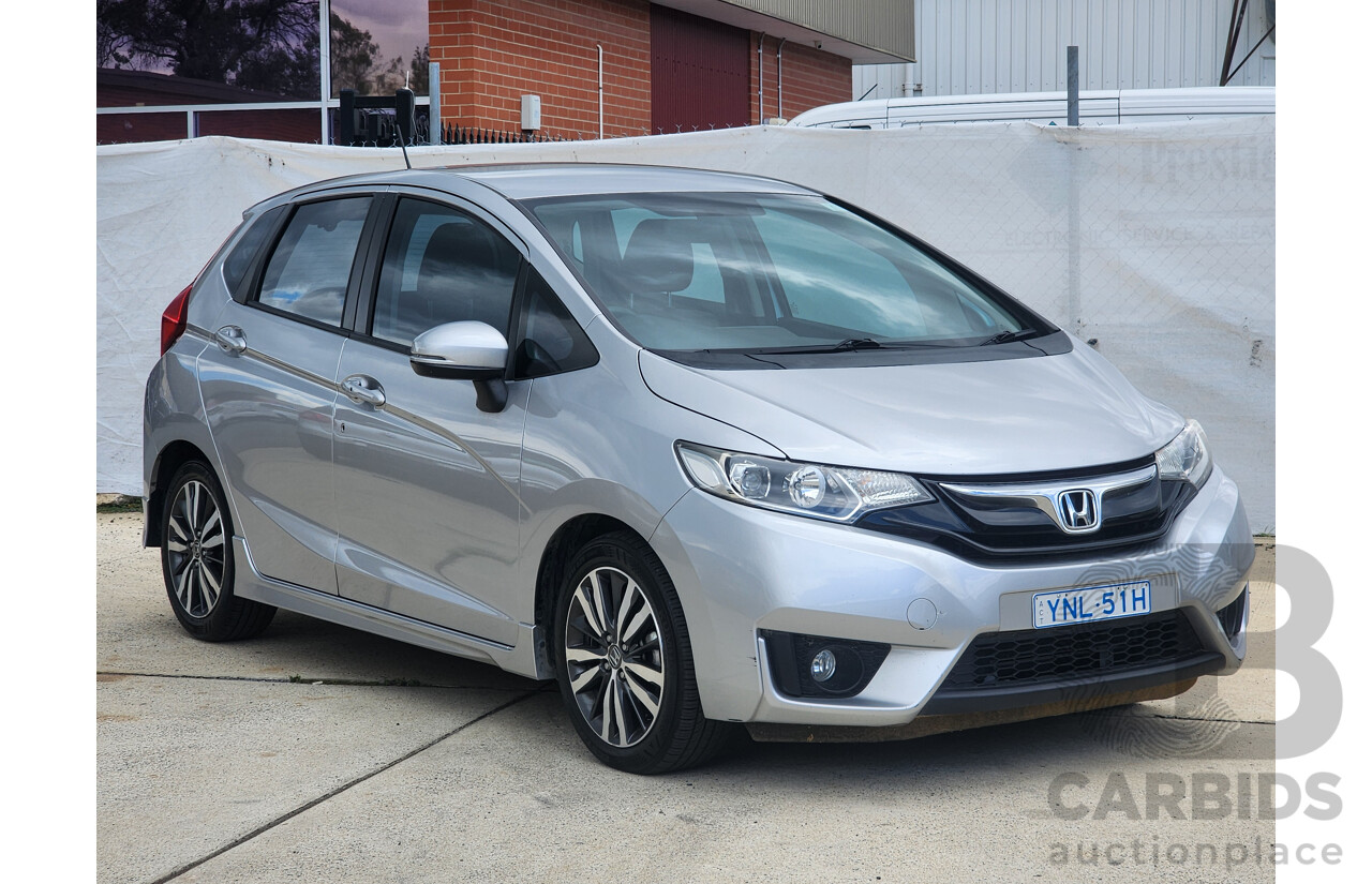 2/2015 Honda Jazz Vti-L GK MY15 5d Hatchback Silver 1.5L