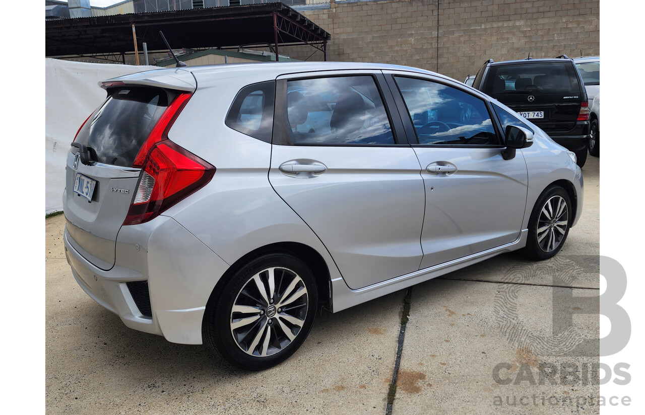 2/2015 Honda Jazz Vti-L GK MY15 5d Hatchback Silver 1.5L