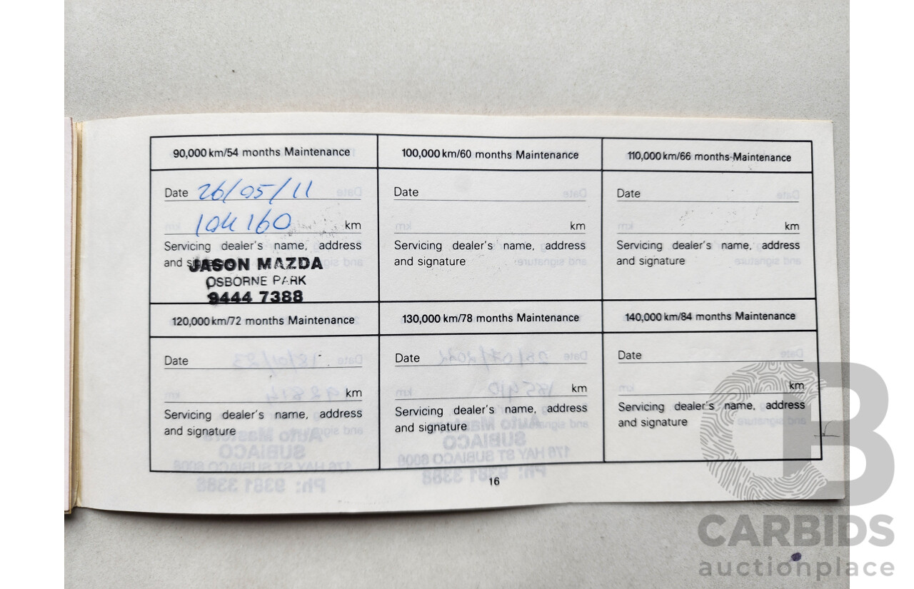 6/2004 Mazda Mazda6 Classic GG 4d Sedan Blue 2.3L