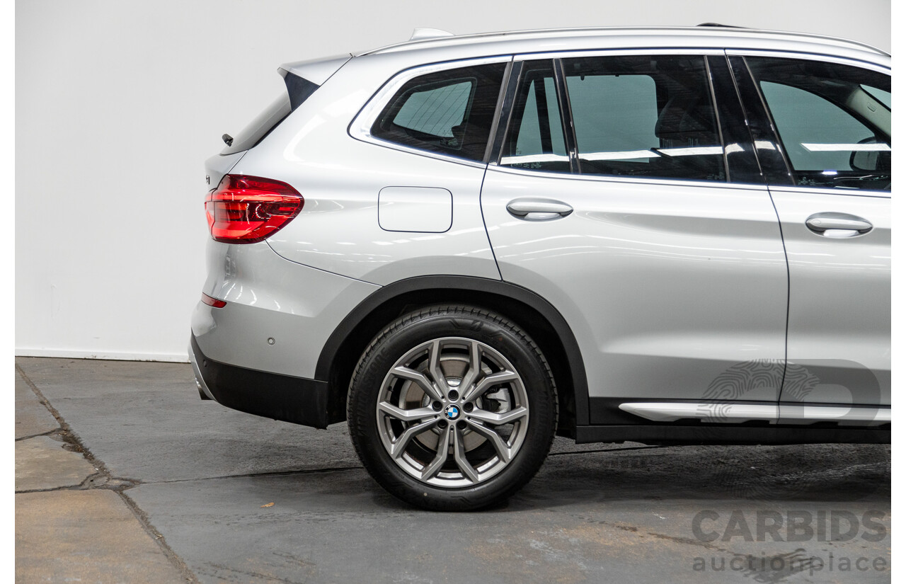 03/2018 BMW X3 xDrive 20d (4x4) G01 4d Wagon Glacier Silver Metallic Turbo Diesel 2.0L