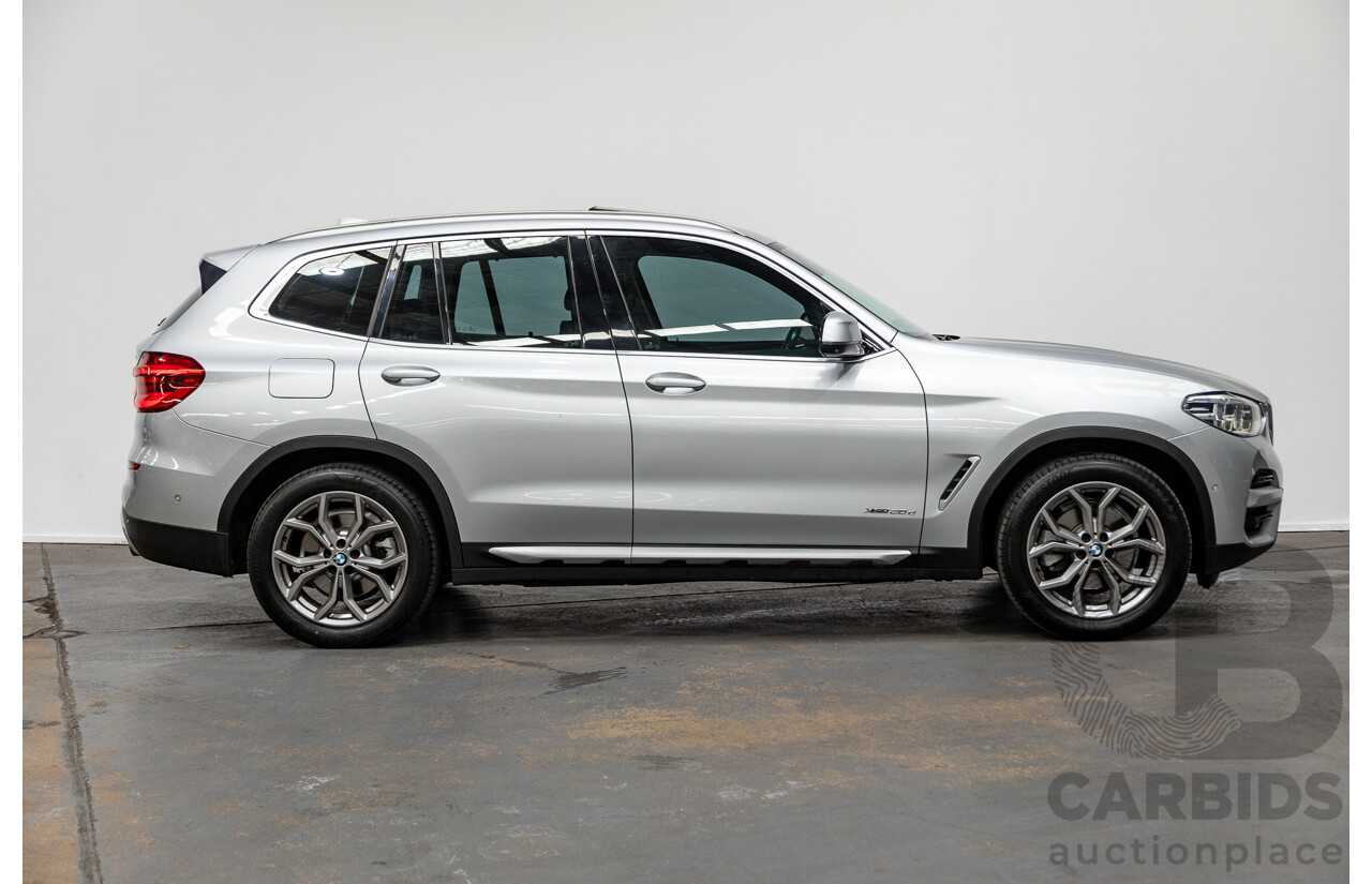 03/2018 BMW X3 xDrive 20d (4x4) G01 4d Wagon Glacier Silver Metallic Turbo Diesel 2.0L