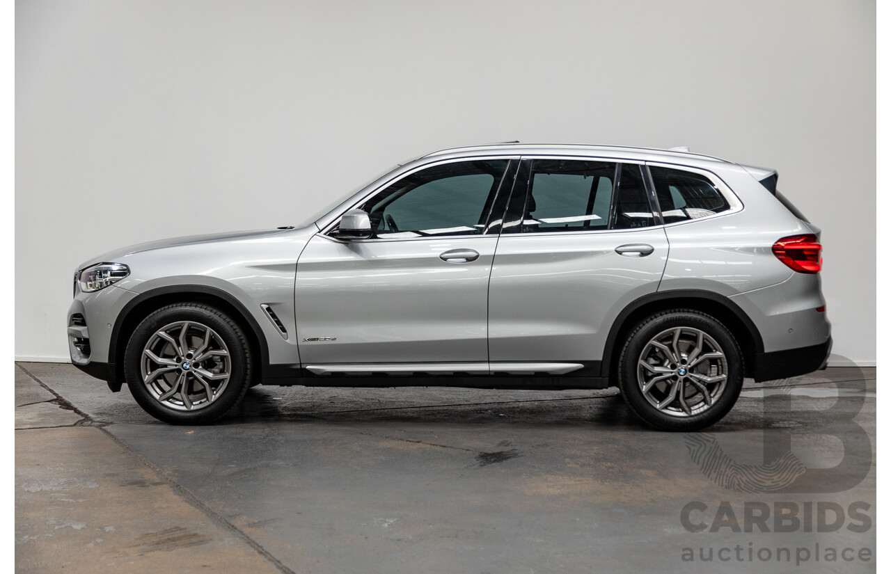 03/2018 BMW X3 xDrive 20d (4x4) G01 4d Wagon Glacier Silver Metallic Turbo Diesel 2.0L