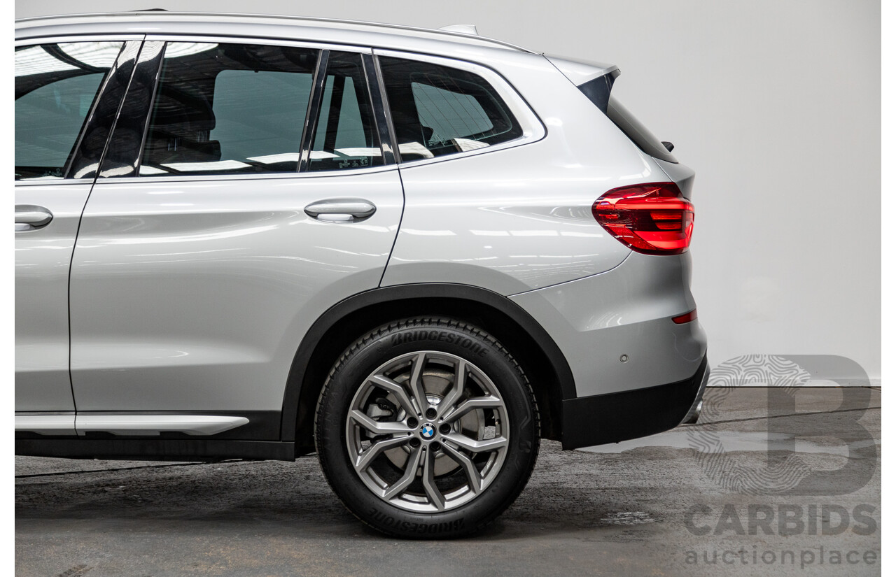 03/2018 BMW X3 xDrive 20d (4x4) G01 4d Wagon Glacier Silver Metallic Turbo Diesel 2.0L