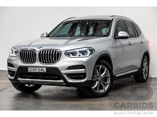 03/2018 BMW X3 xDrive 20d (4x4) G01 4d Wagon Glacier Silver Metallic Turbo Diesel 2.0L