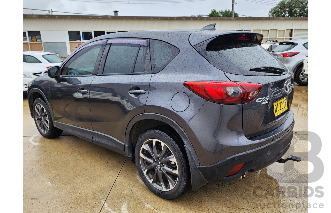 12/2015 Mazda Cx-5 Akera (4x4) MY15 4d Wagon Grey 2.2L