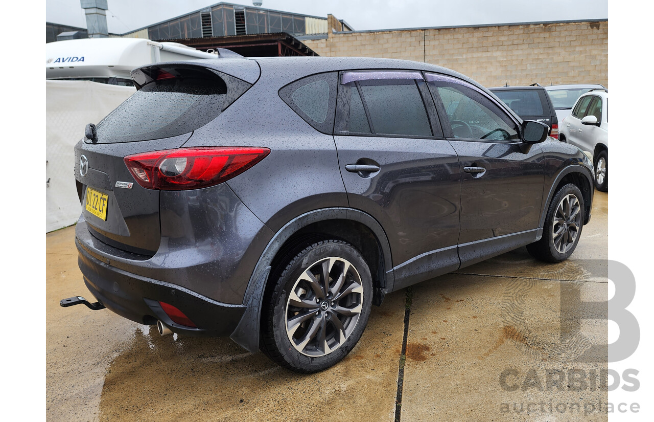 12/2015 Mazda Cx-5 Akera (4x4) MY15 4d Wagon Grey 2.2L