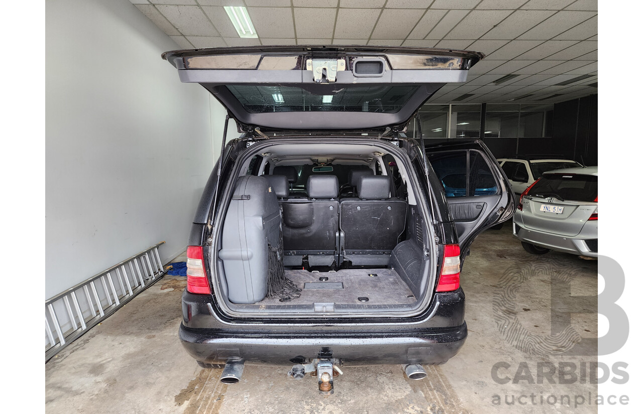 6/2001 Mercedes-Benz ML 55 AMG (4x4) W163 4d Wagon Black 5.4L