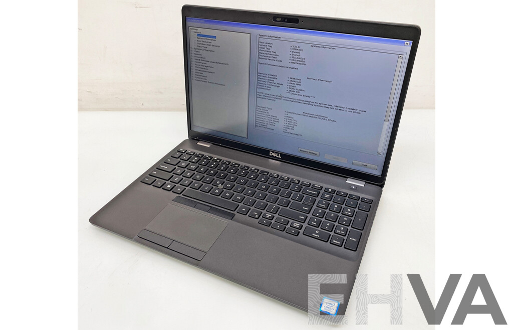Dell Latitude 5500 Intel Core I7 (8665U) 1.90GHz-4.80GHz 4-Core CPU 15.6-Inch Laptop