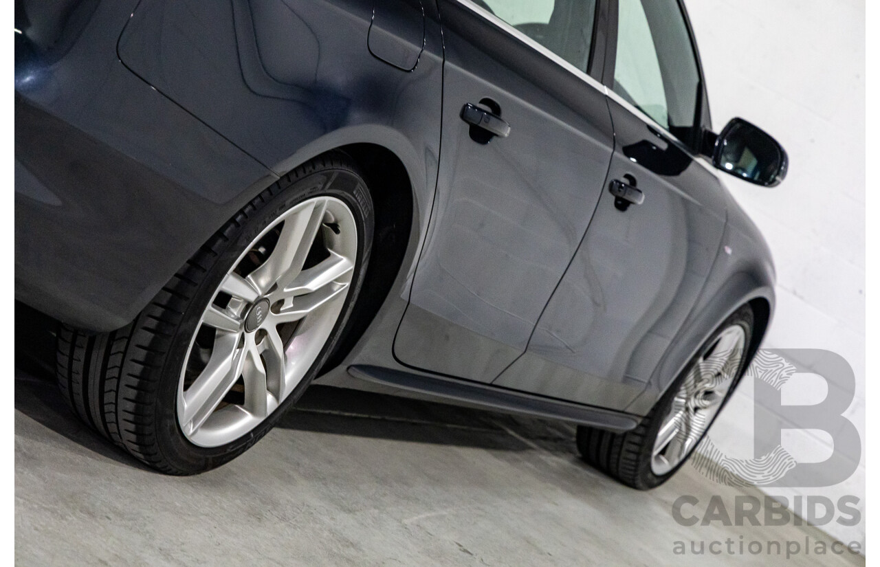 1/2013 Audi A4 S-Line 2.0 TFSI Quattro B8 (8K) MY13 4d Sedan Moonlight Blue Turbo 2.0L