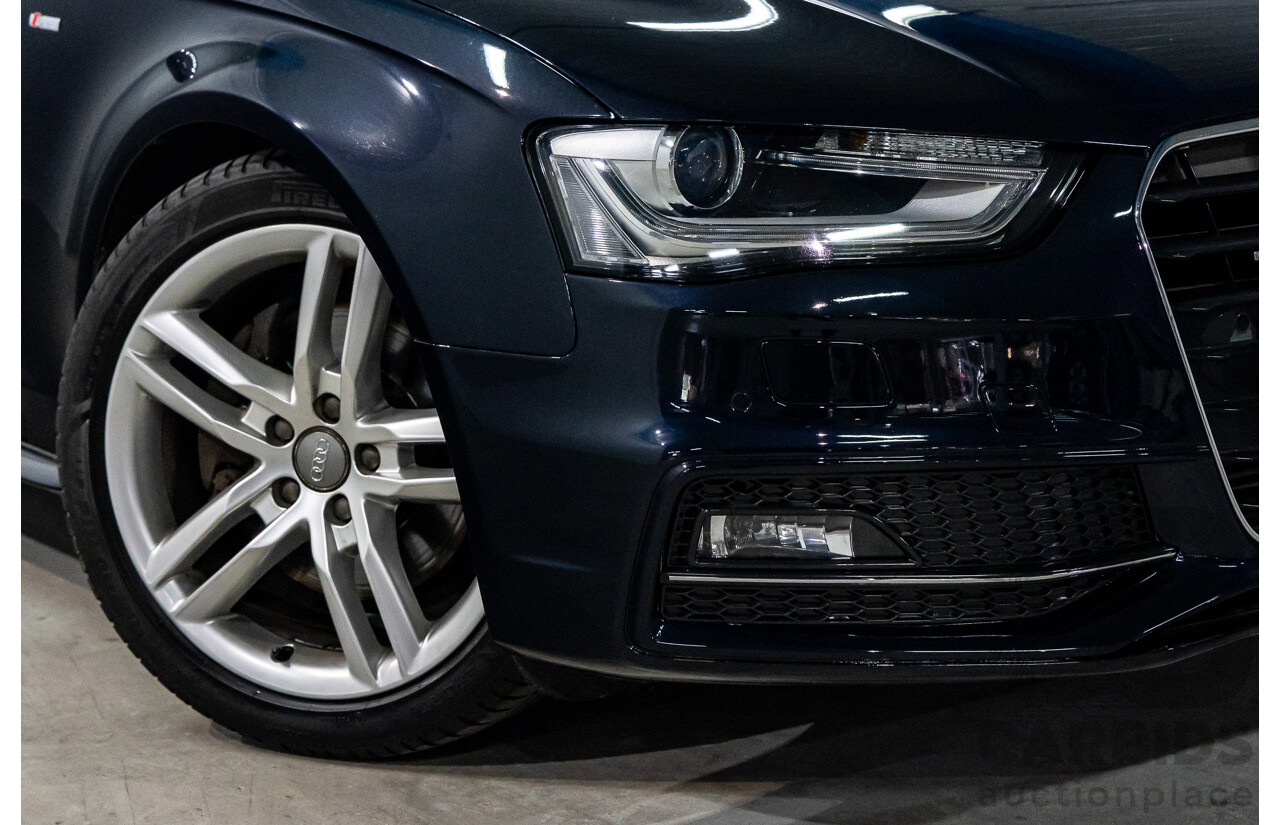 1/2013 Audi A4 S-Line 2.0 TFSI Quattro B8 (8K) MY13 4d Sedan Moonlight Blue Turbo 2.0L