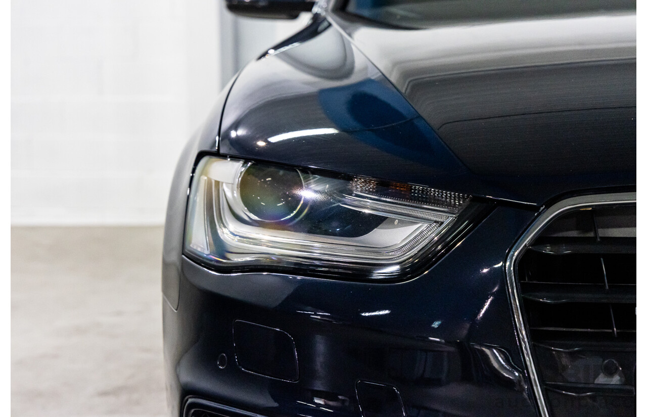 1/2013 Audi A4 S-Line 2.0 TFSI Quattro B8 (8K) MY13 4d Sedan Moonlight Blue Turbo 2.0L