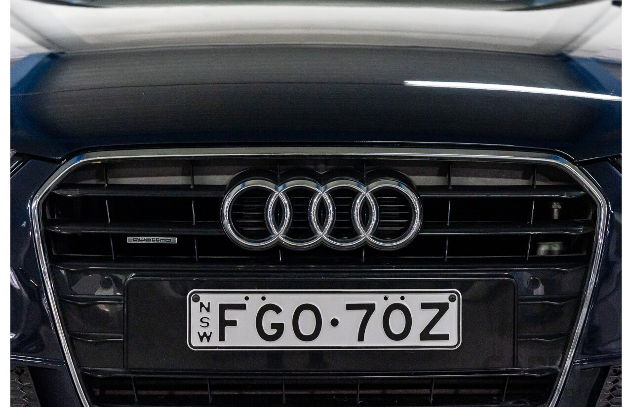 1/2013 Audi A4 S-Line 2.0 TFSI Quattro B8 (8K) MY13 4d Sedan Moonlight Blue Turbo 2.0L