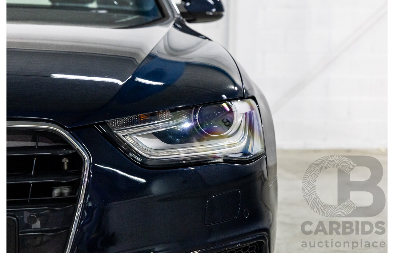 1/2013 Audi A4 S-Line 2.0 TFSI Quattro B8 (8K) MY13 4d Sedan Moonlight Blue Turbo 2.0L