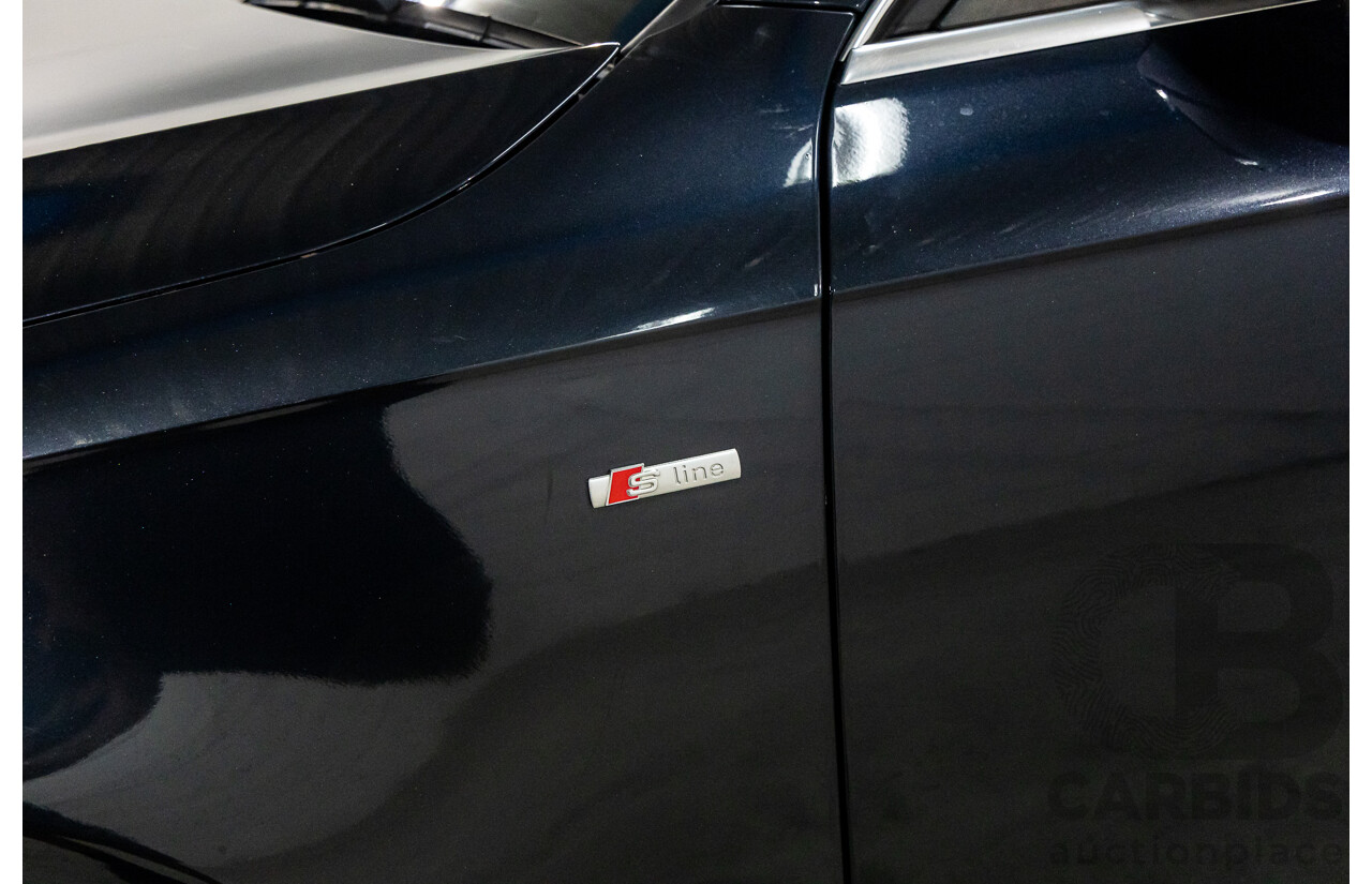 1/2013 Audi A4 S-Line 2.0 TFSI Quattro B8 (8K) MY13 4d Sedan Moonlight Blue Turbo 2.0L