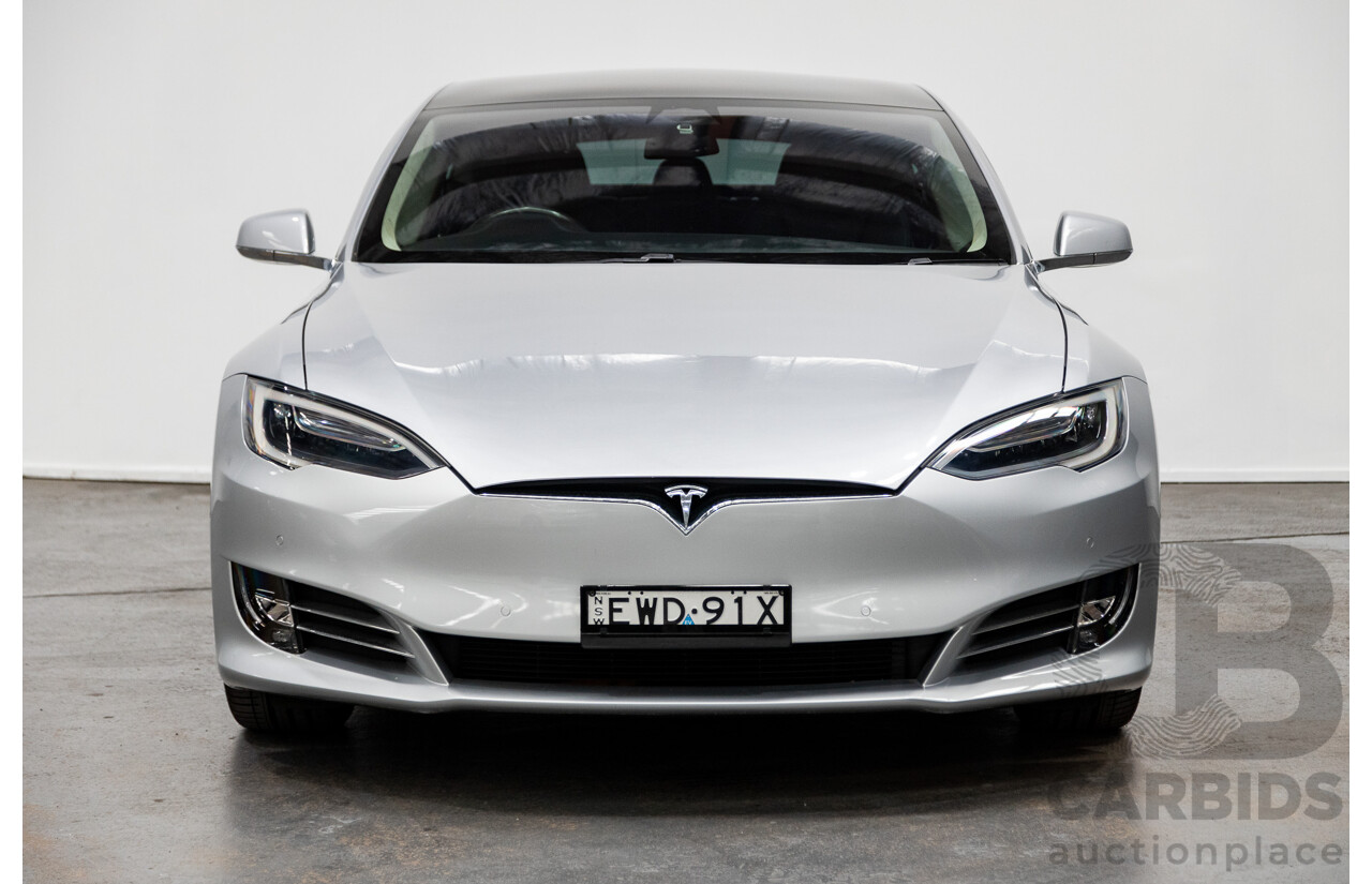 10/2017 Tesla Model S 75D (AWD) 4d Hatchback Silver Metallic Dedicated Electric EV 245kw