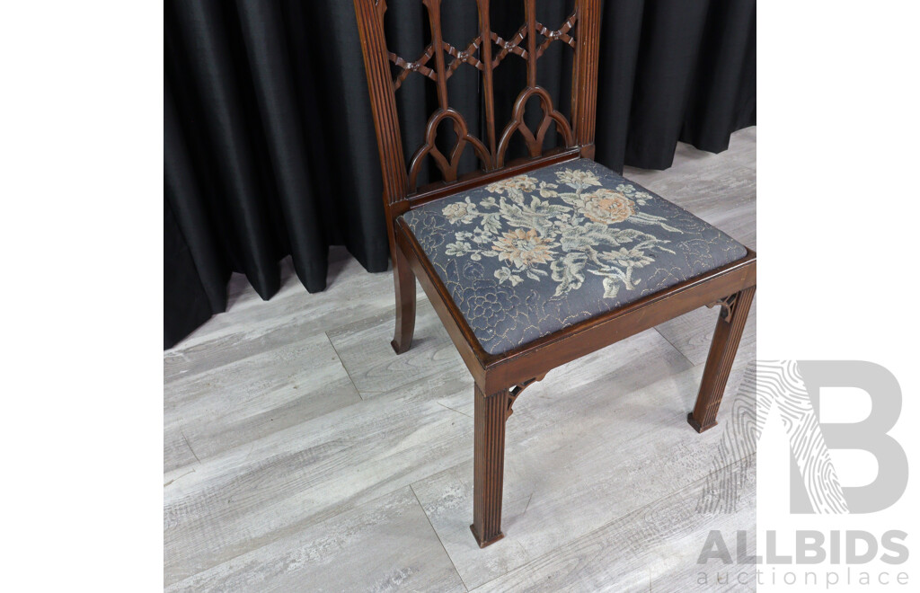 Hepplewhite Mahogany Dining Chair