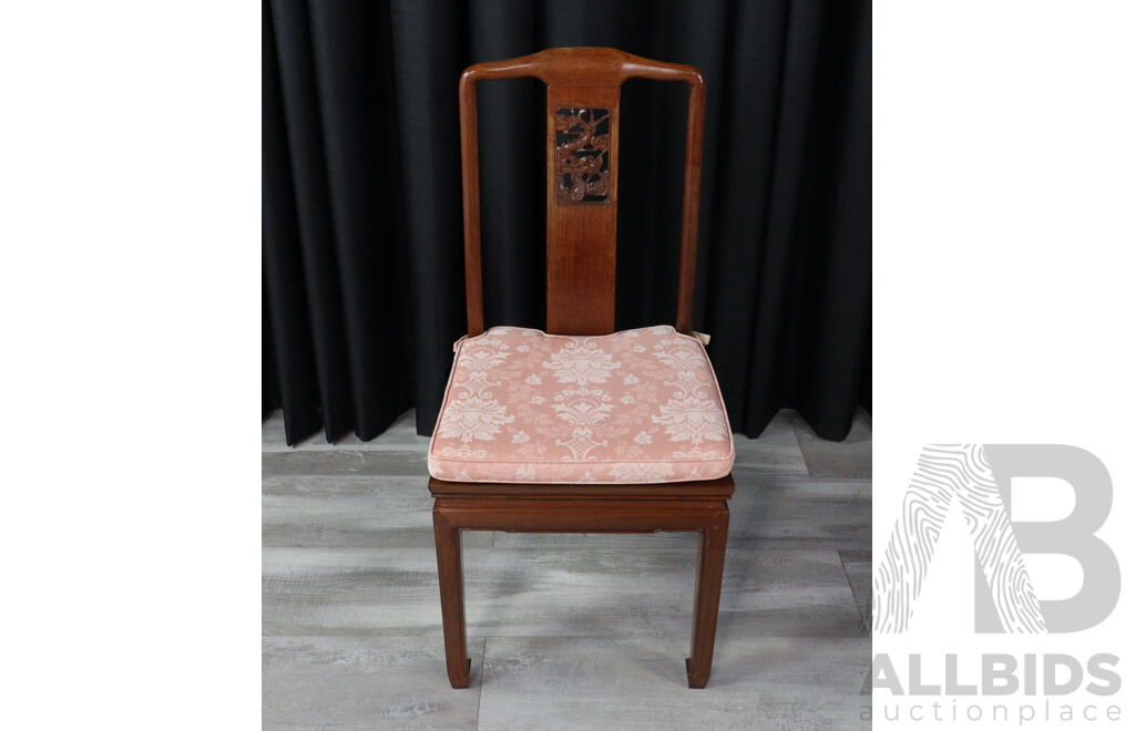 Good Chinese Hardwood Six Piece Dining Suite