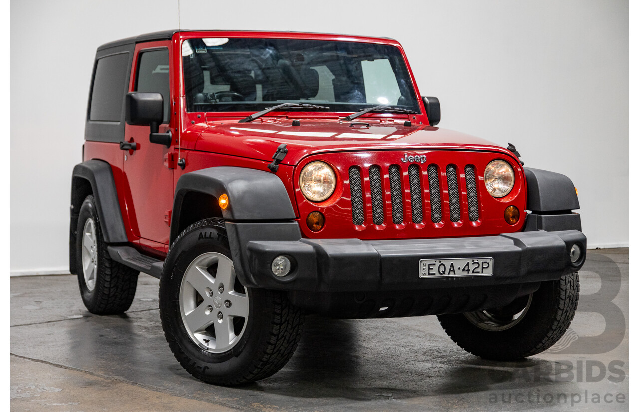 5/2011 Jeep Wrangler Sport (4x4) JK MY11 2d Hard top Red 3.8L