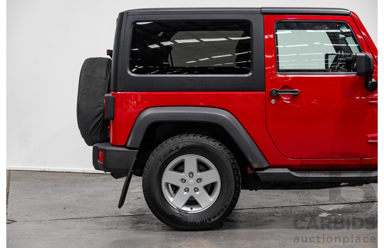 5/2011 Jeep Wrangler Sport (4x4) JK MY11 2d Hard top Red 3.8L