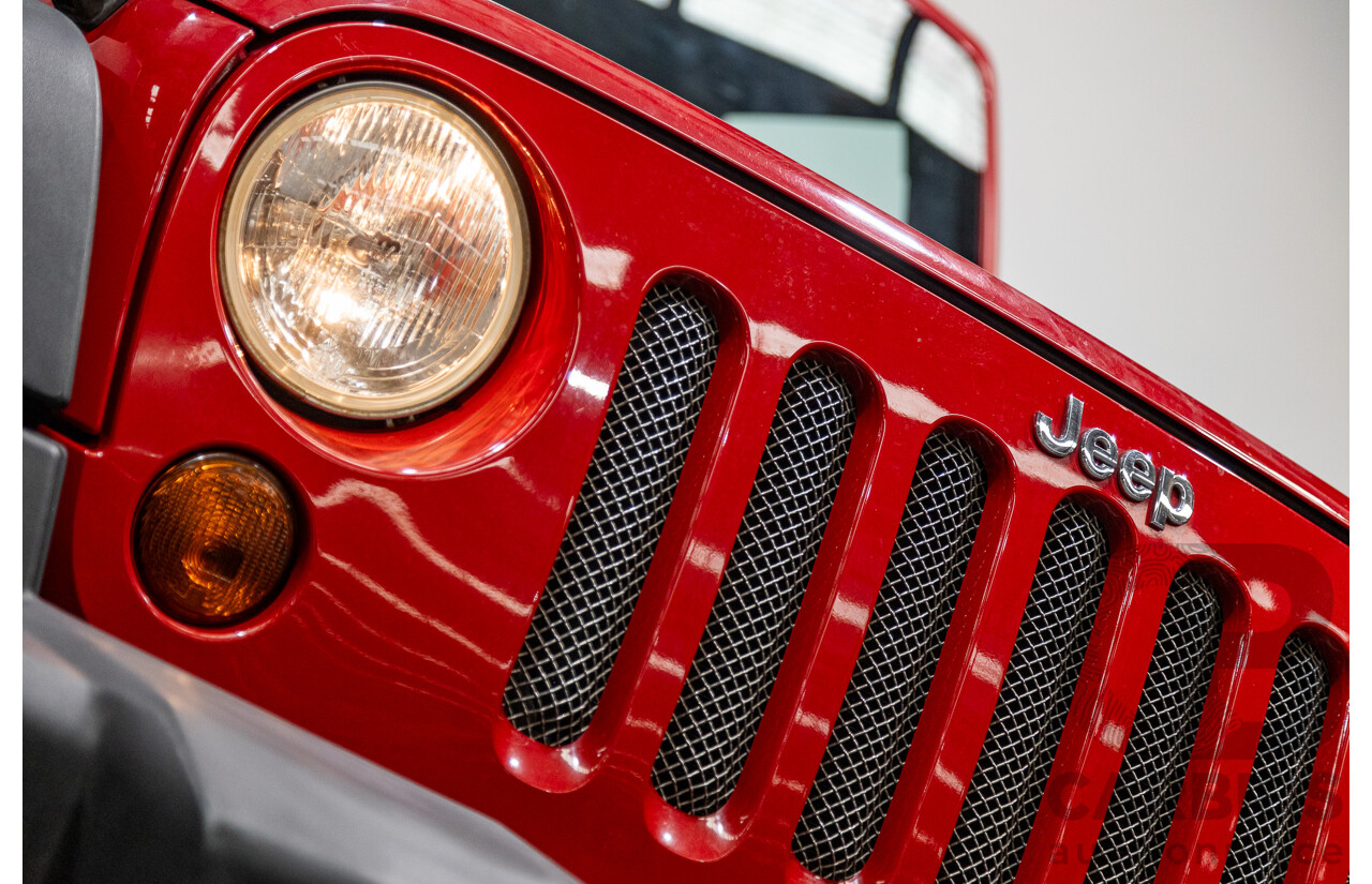 5/2011 Jeep Wrangler Sport (4x4) JK MY11 2d Hard top Red 3.8L