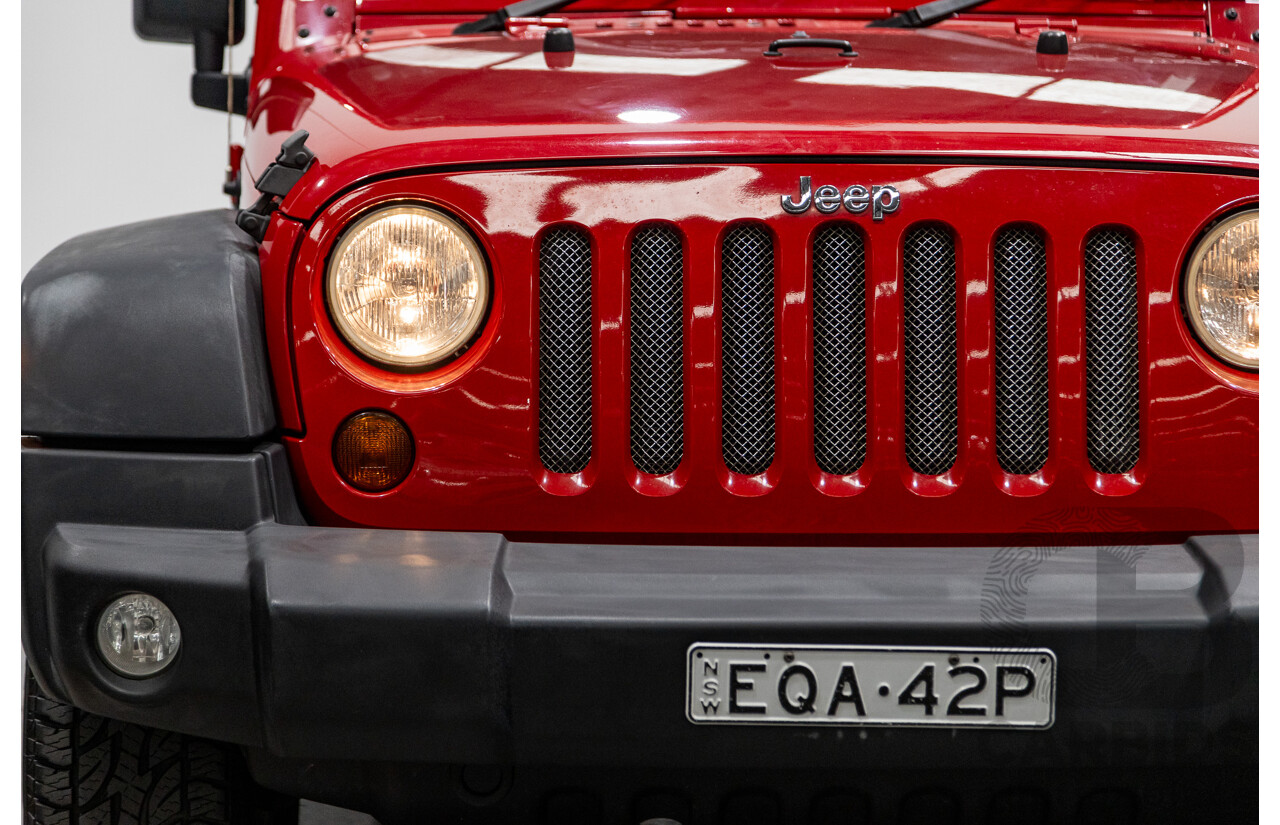 5/2011 Jeep Wrangler Sport (4x4) JK MY11 2d Hard top Red 3.8L