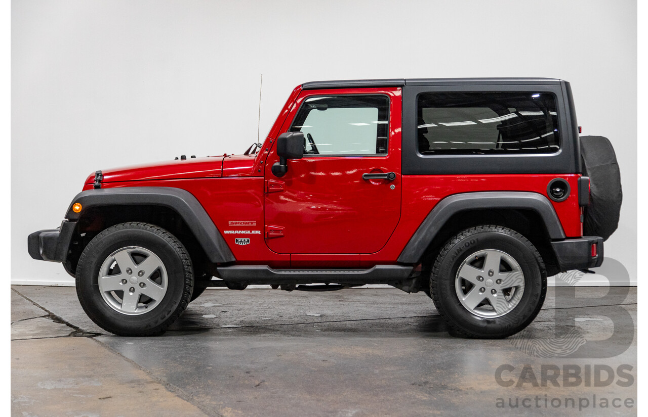 5/2011 Jeep Wrangler Sport (4x4) JK MY11 2d Hard top Red 3.8L