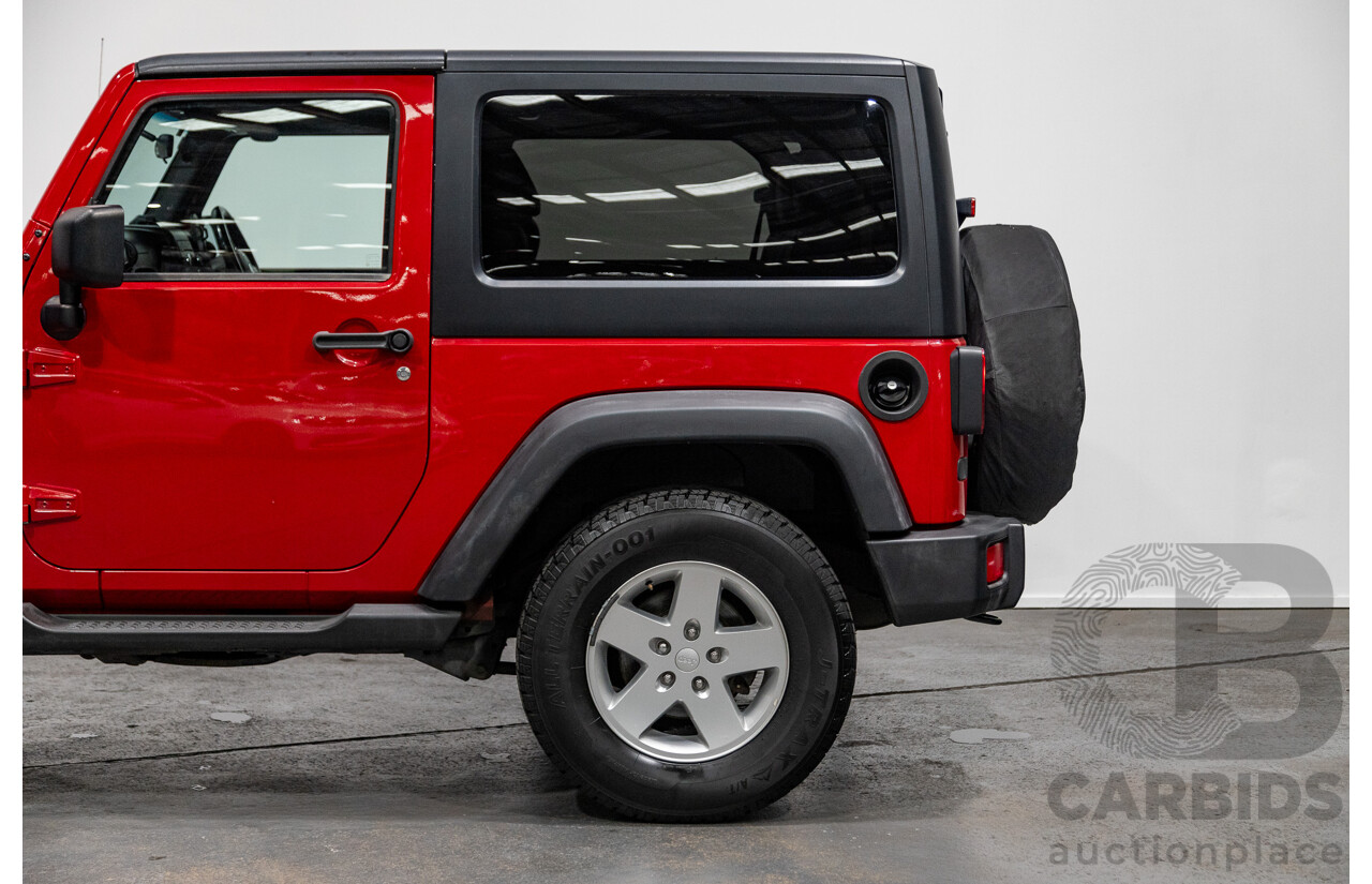 5/2011 Jeep Wrangler Sport (4x4) JK MY11 2d Hard top Red 3.8L