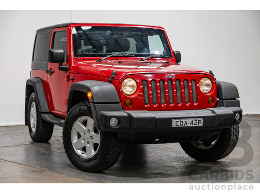 5/2011 Jeep Wrangler Sport (4x4) JK MY11 2d Hard top Red 3.8L