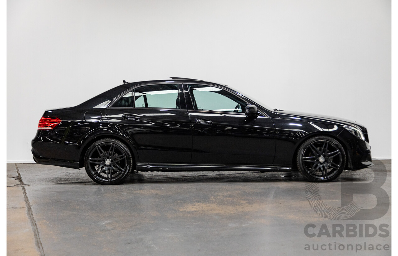 12/2015 Mercedes-Benz E250 W212 MY15 4D Sedan Obsidian Black Metallic Turbo 2.0L