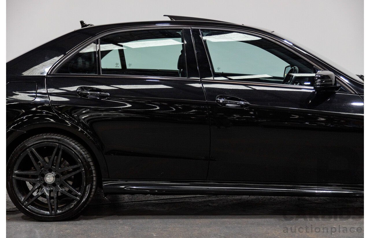 12/2015 Mercedes-Benz E250 W212 MY15 4D Sedan Obsidian Black Metallic Turbo 2.0L