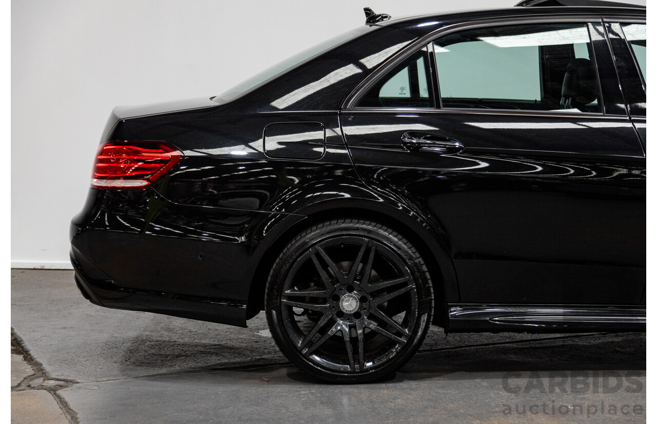 12/2015 Mercedes-Benz E250 W212 MY15 4D Sedan Obsidian Black Metallic Turbo 2.0L