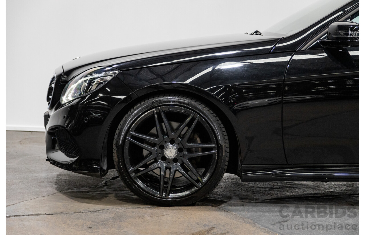 12/2015 Mercedes-Benz E250 W212 MY15 4D Sedan Obsidian Black Metallic Turbo 2.0L