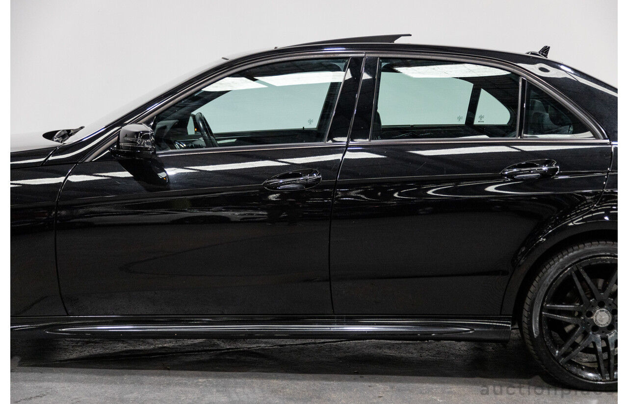 12/2015 Mercedes-Benz E250 W212 MY15 4D Sedan Obsidian Black Metallic Turbo 2.0L